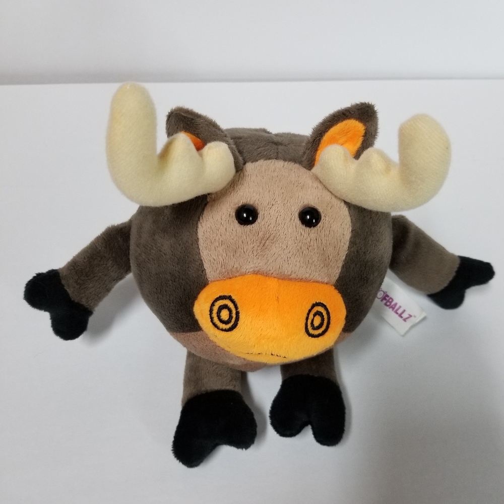GoofBallz Mack The‎ Moose 9" inch plush 2016 Animals On a Roll